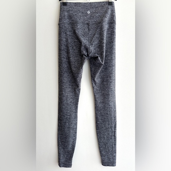 Lululemon Heather Gray High-Waisted Leggings, Size 4 - Picture 9 of 16
